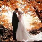 Осень – наилучшее время для свадьбы